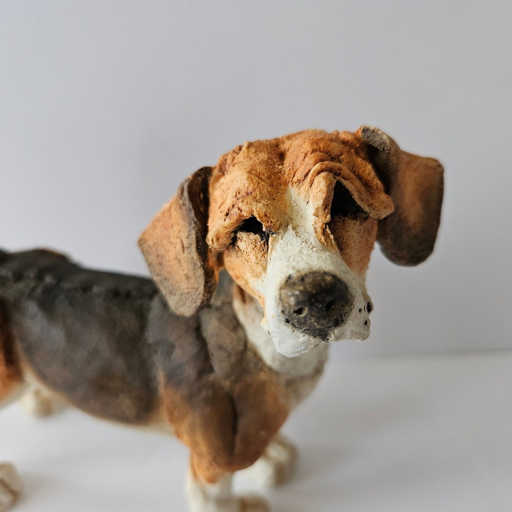 Vtg A Breed Apart #70001 BEAGLE Dog Statue 2001 Country Artists Resin EXCELLENT - Picture 4 of 11